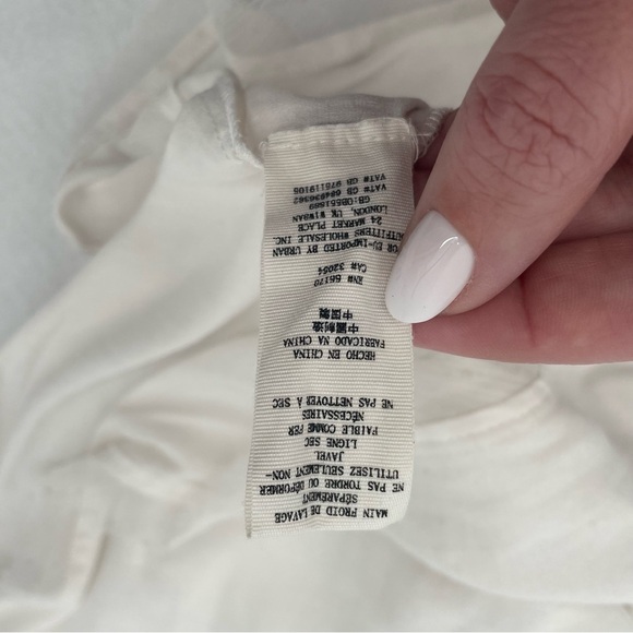 FREE PEOPLE Women’s Soul Serene Ivory Blouse size: Large - Picture 8 of 11